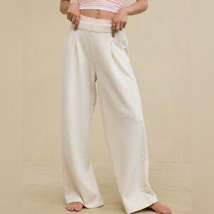 Aerie New Heights Trouser - Heather Frost, Size Small Long